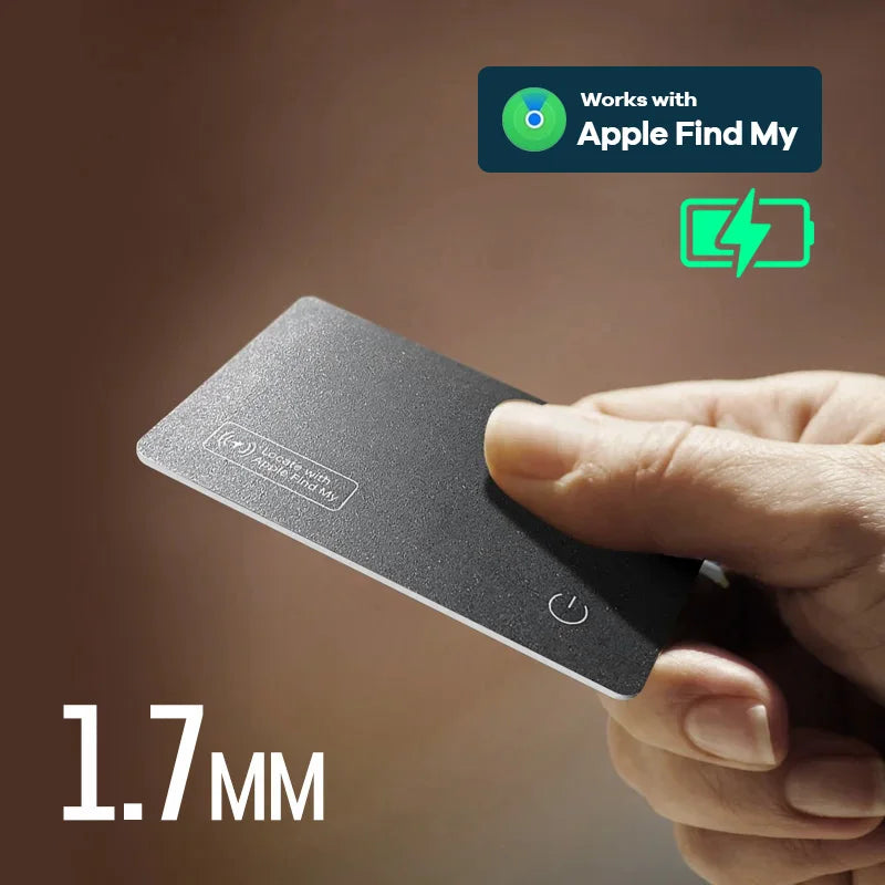 Wireless charger charging tracking card wallet GPS locator - Supersell