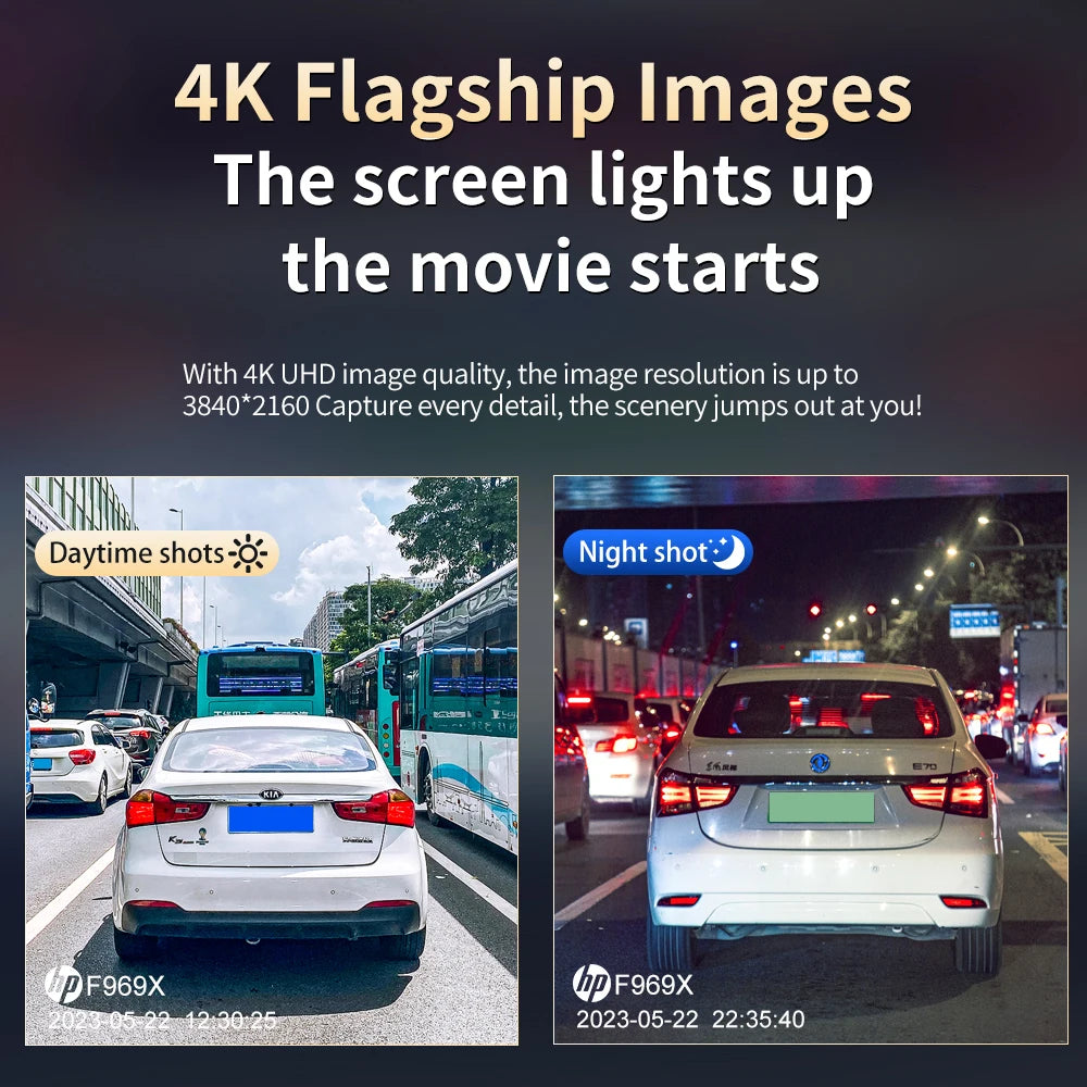 HP car dash camera 4k HD - Supersell