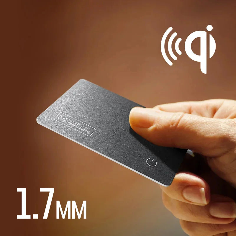Wireless charger charging tracking card wallet GPS locator - Supersell