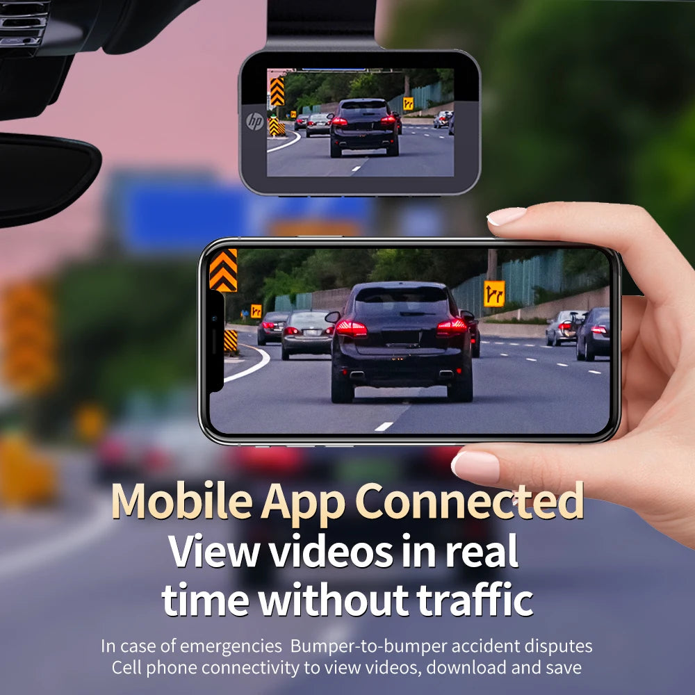 HP car dash camera 4k HD - Supersell
