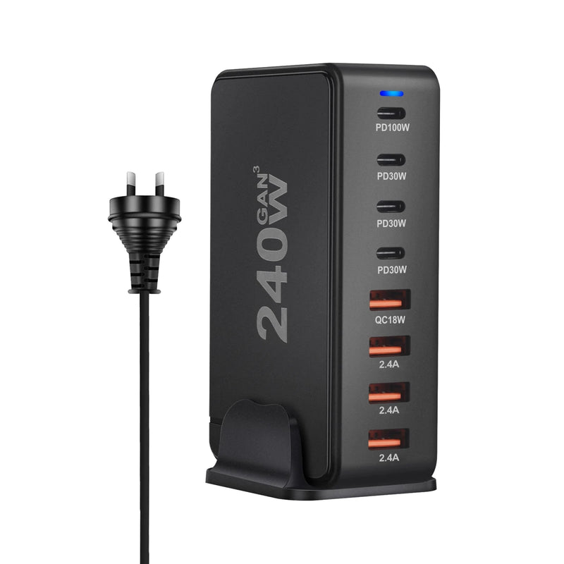 240W Charger 8 - port USB Type C PD Charger - Supersell