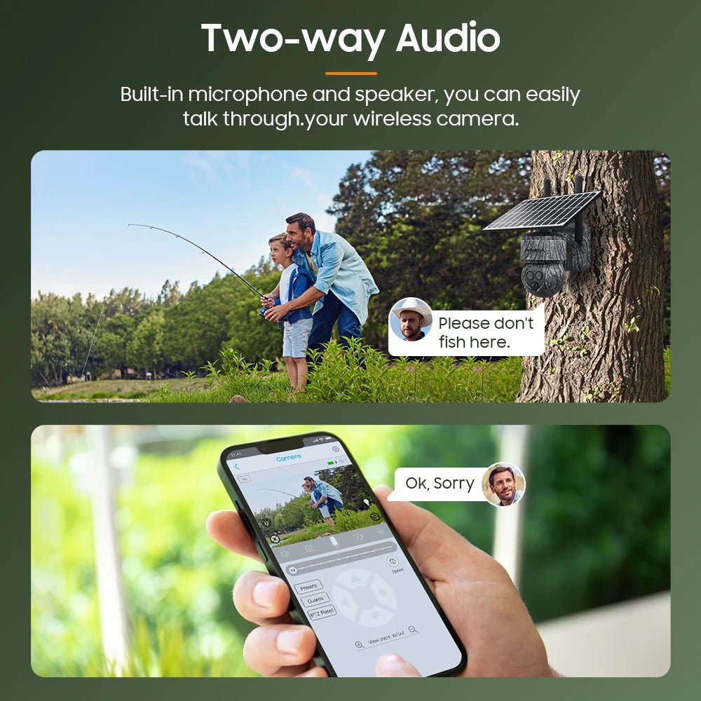8MP 4G SIM Card / WIFI Solar Outdoor Camera - Supersell
