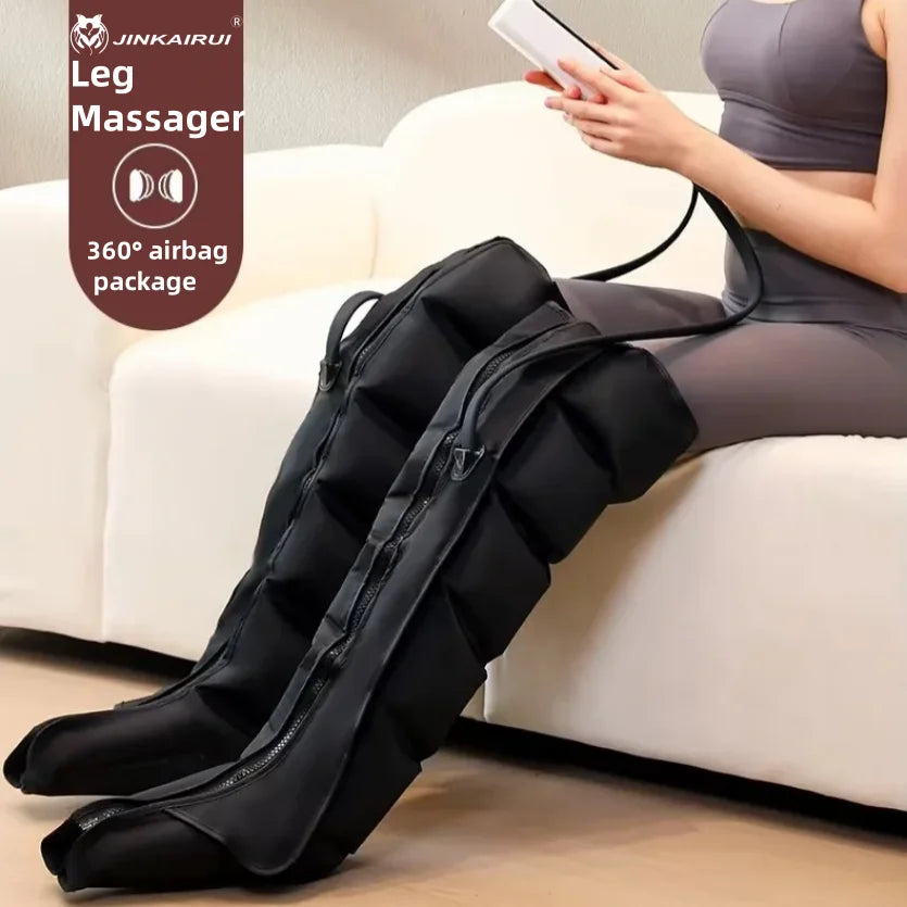 Air Wave Leg Massager with Remote Deep Thigh & Calf Relief - Supersell 