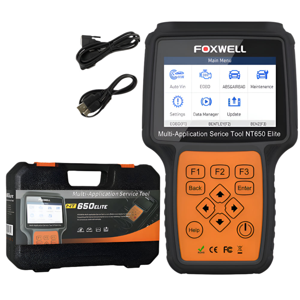 FOXWELL NT650 Elite OBD2 Automotive Scanner - Supersell 