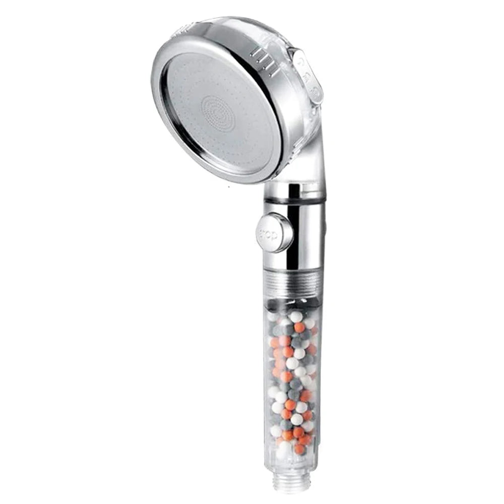Ionic Mineral Anion 3 Modes Handheld Bathroom Shower head - Supersell 