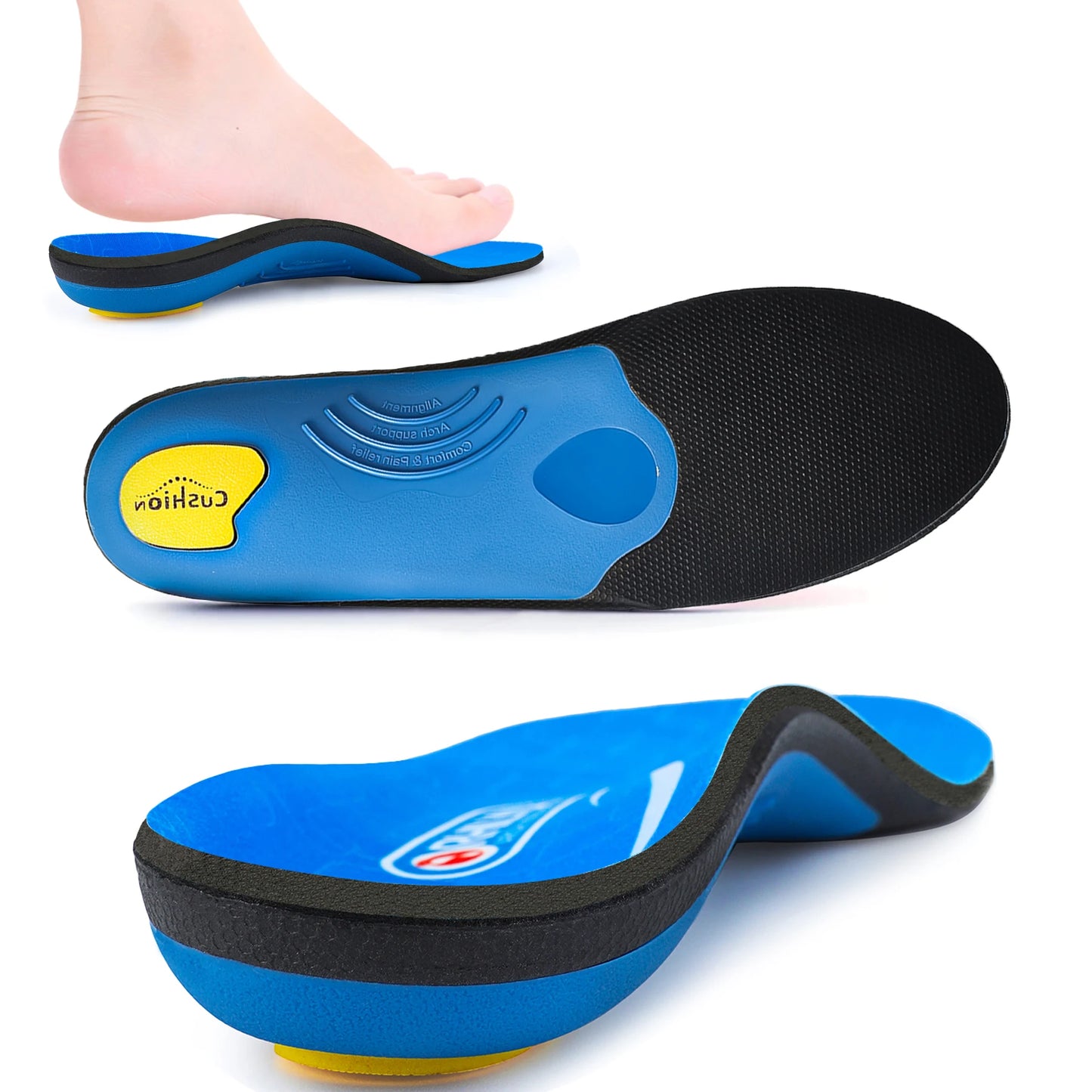 Orthotics Insoles Sneakers Shoe Inserts for Plantar Fasciitis - Supersell 