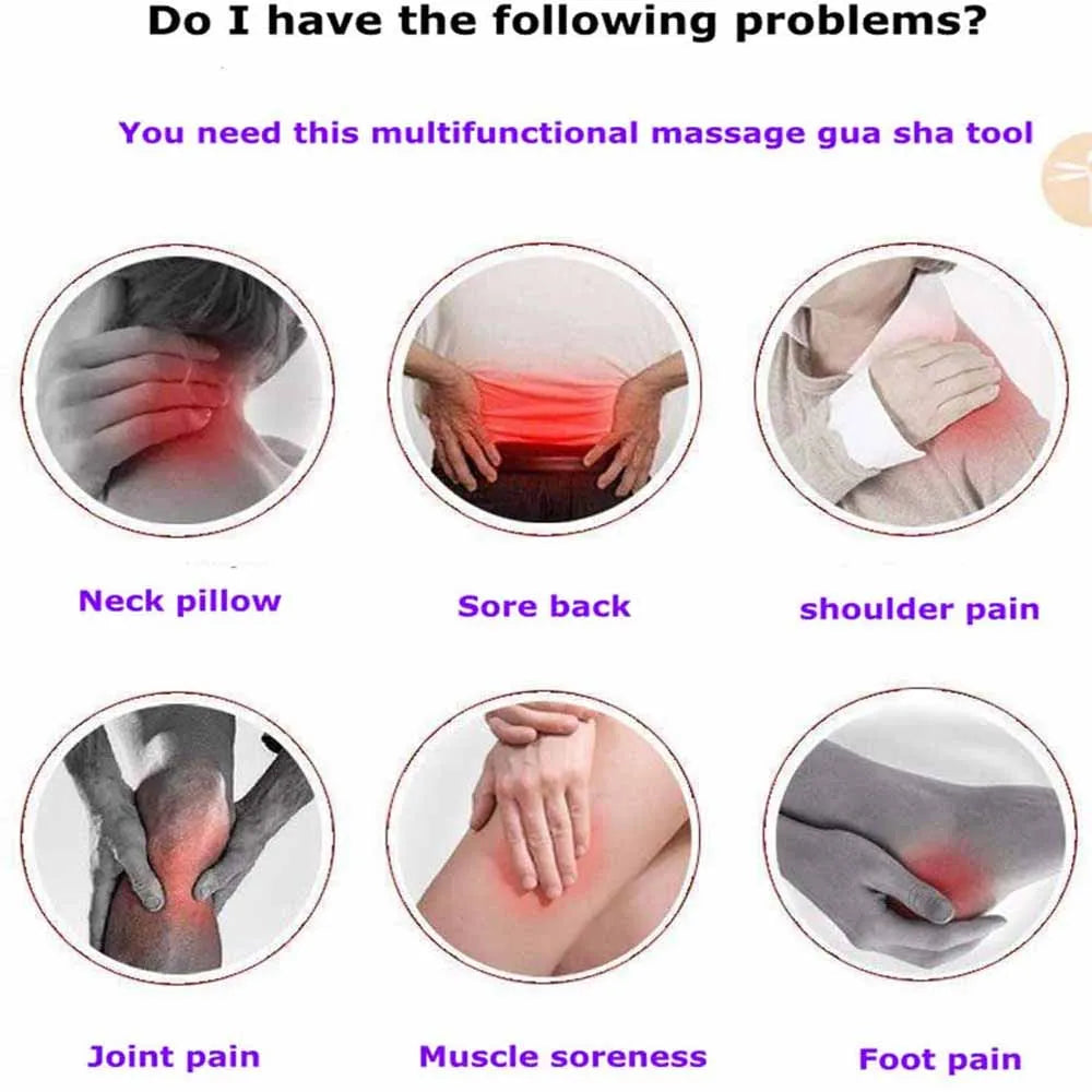 Wood Trigger Point Massage Gua Sha Lymphatic Drainage Tools - Supersell 