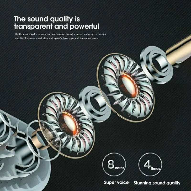 Pro 4 TWS Wireless Headphones Earphone Bluetooth-compatible 5.0 Waterproof Headset with Mic for Xiaomi iPhone Pro4 Earbuds - Supersell