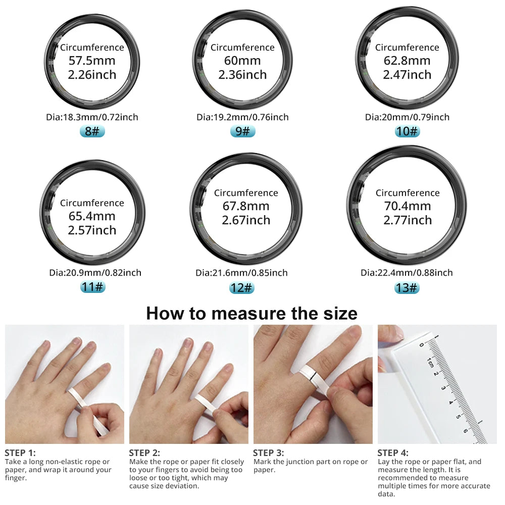 COLMI R09 Smart Ring Alternative for Oura Ring 4 - Supersell 
