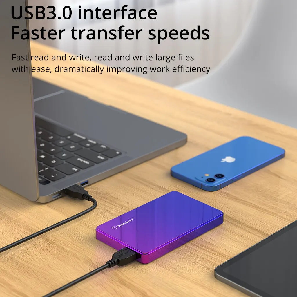 Portable External Hard Drive USB3.0 Storage Compatible for PC TV PS4 Xbox - Supersell 