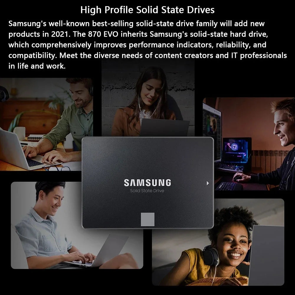 SAMSUNG SSD 870 EVO Internal Solid State Disk HDD Hard Drive SATA3 2.5 inch Laptop Desktop - Supersell