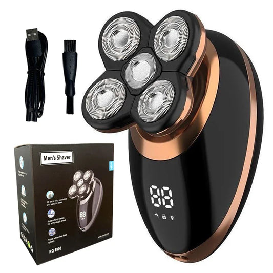 Rechargeable Electric Head Shaver for Men – Body Hair Razor
