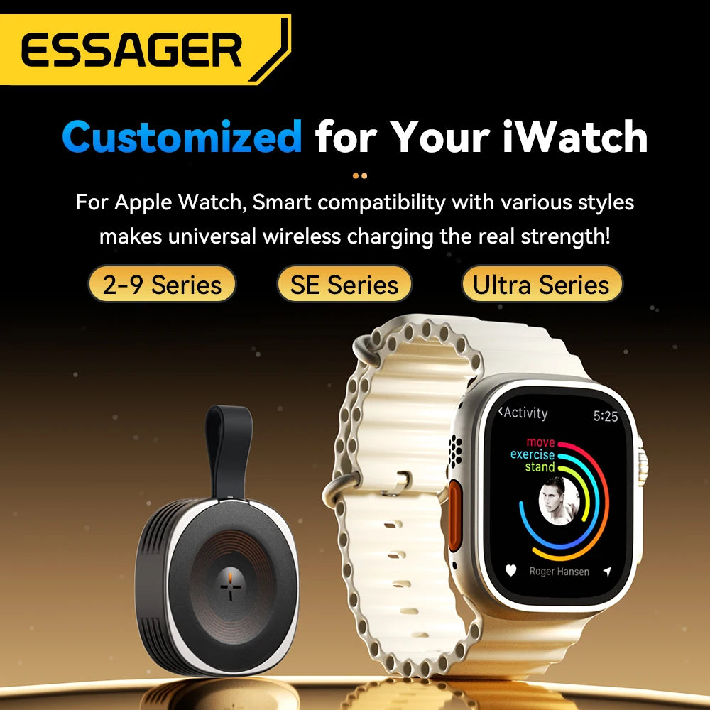 Essager Magnetic Wireless Charger for Apple Watch - Supersell 