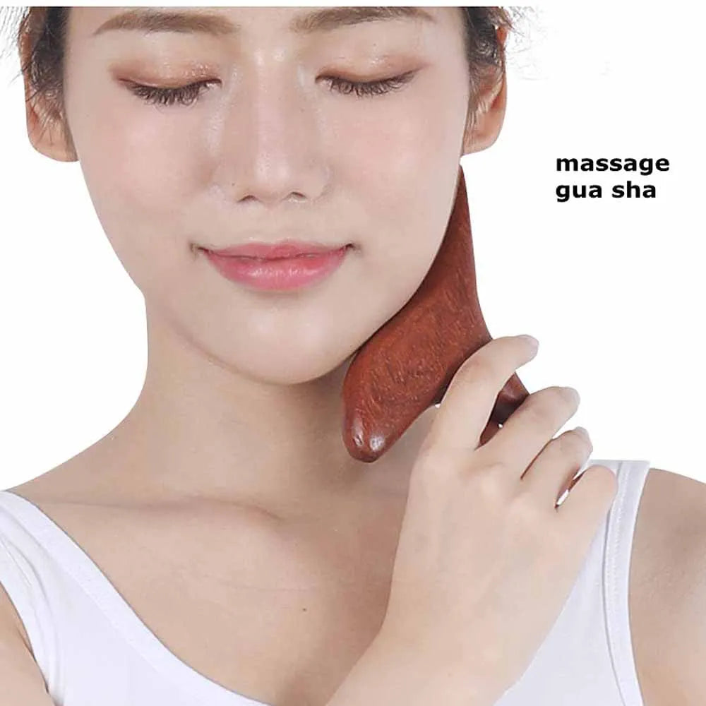 Wood Trigger Point Massage Gua Sha Lymphatic Drainage Tools - Supersell 