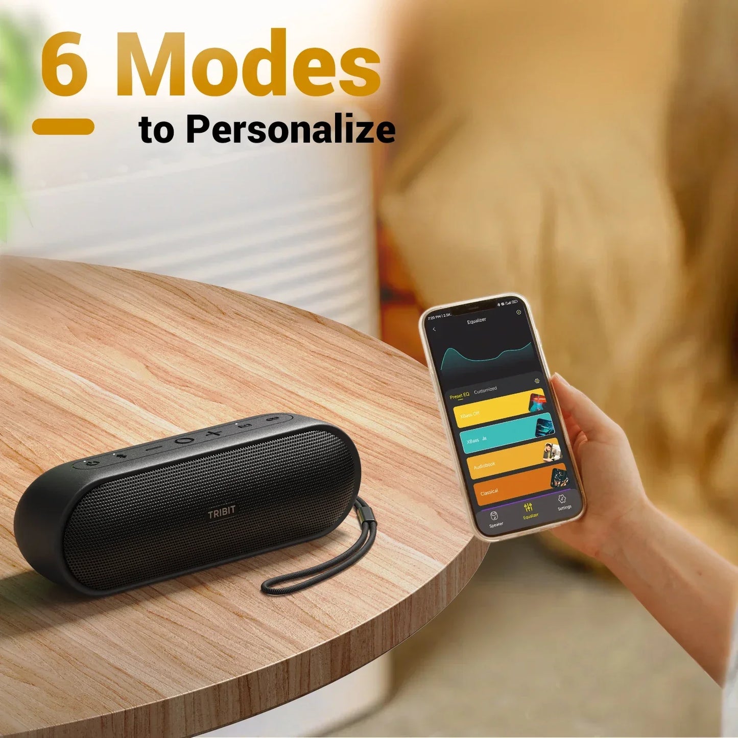TRIBIT XSound Plus 2 Portable Bluetooth Speaker, 30W Power, IPX7 Waterproof Wireless Speaker 24-hrs Playtime For Camping, Hiking - Supersell 
