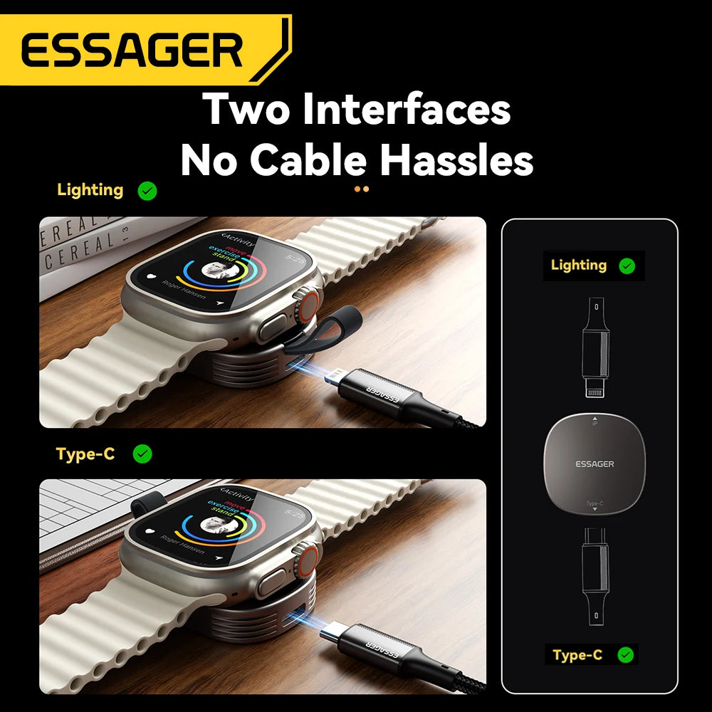 Essager Magnetic Wireless Charger for Apple Watch - Supersell 