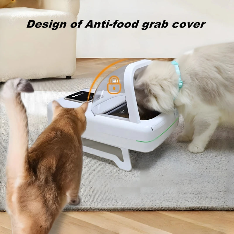 Automatic Anti-food Snatching Smart Feeder Equipped with Chip Recognition Sensor High-tech Feeder - Supersell 