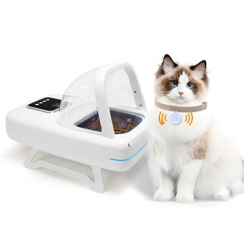 Automatic Anti-food Snatching Smart Feeder Equipped with Chip Recognition Sensor High-tech Feeder - Supersell 