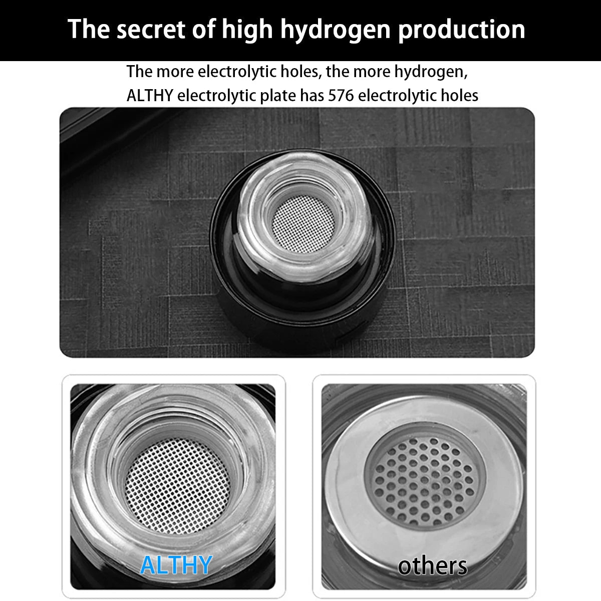ALTHY Hydrogen Rich Water Generator Bottle - Supersell
