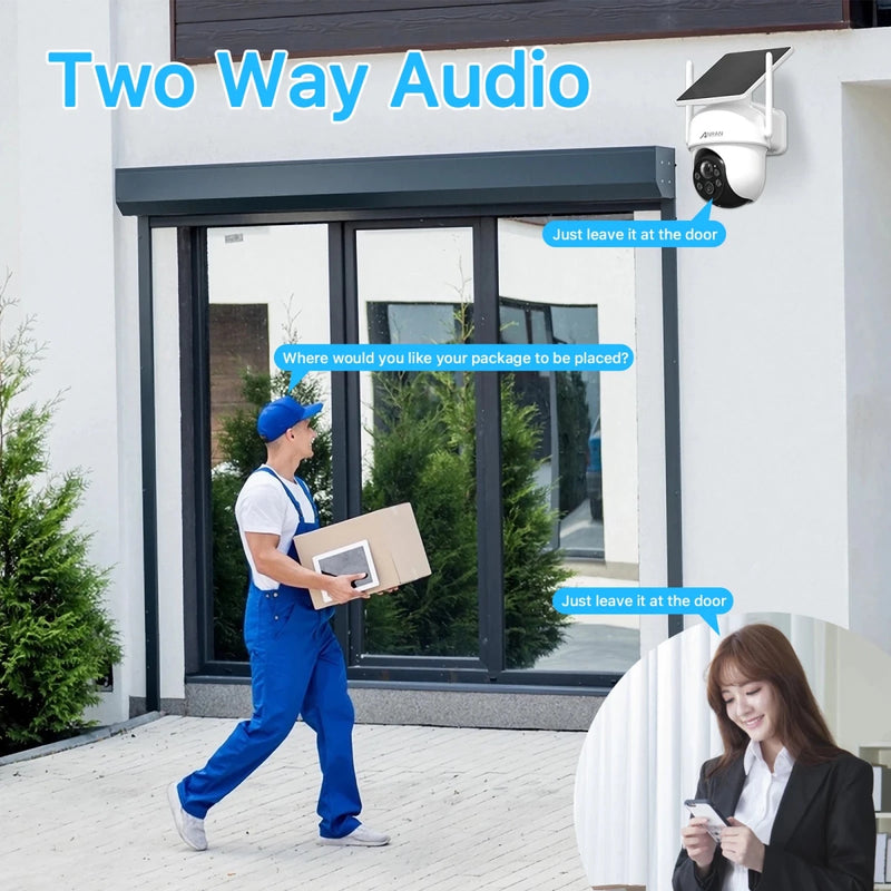 ANRAN Q4 Solar Battery Surveillance Camera - Supersell