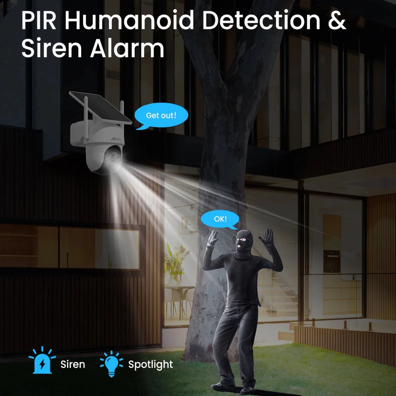 ANRAN Q4 Solar Battery Surveillance Camera - Supersell