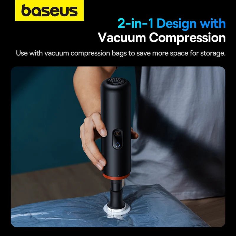 Baseus A5 Car Vacuum Cleaner: Powerful Portable Suction Master - Supersell