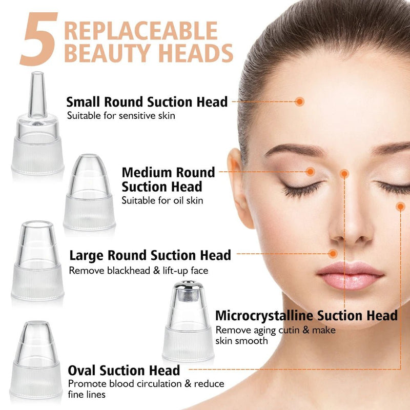 Blackhead Remover Vacuum – Facial Deep - Cleansing Pore Cleaner - Supersell