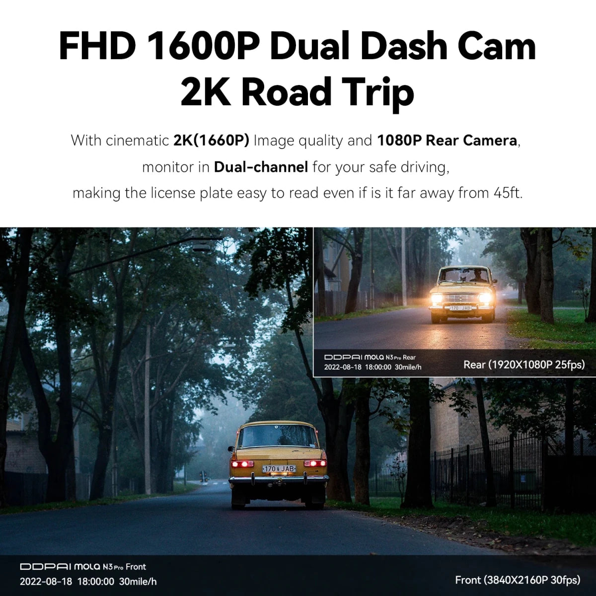 DDPAI Mola N3 Pro Dash Camera - Supersell