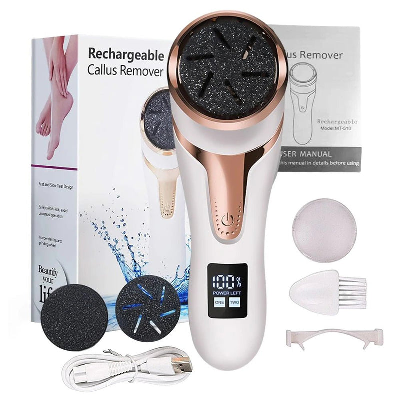 Electric Foot Callus Remover – Rechargeable Pedicure Tool - Supersell