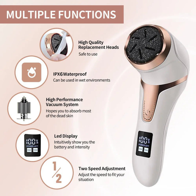 Electric Foot Callus Remover – Rechargeable Pedicure Tool - Supersell