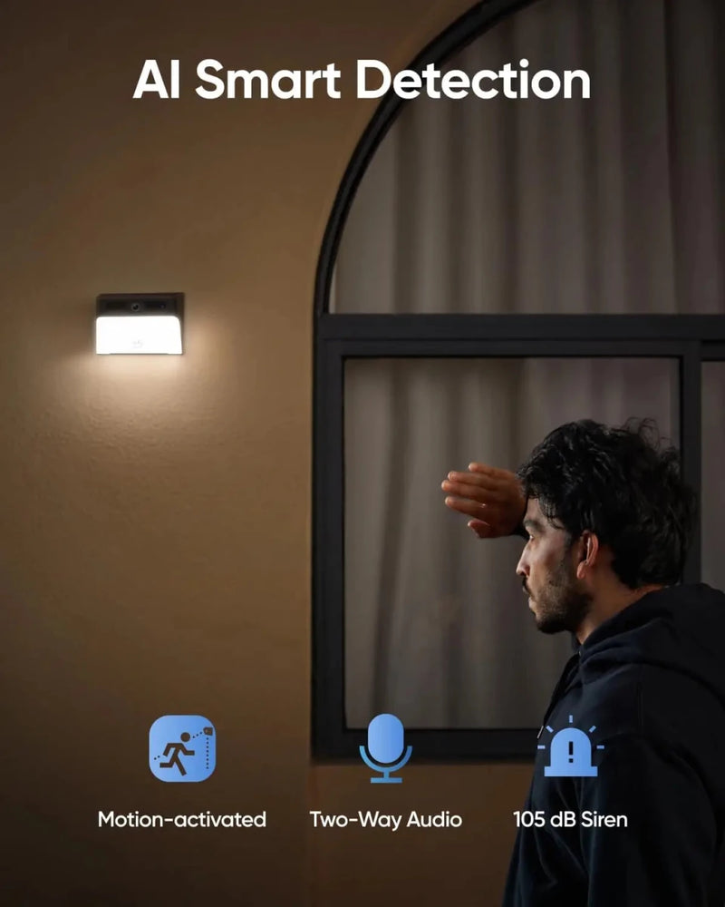 eufy Security Solar Wall Light Cam S120 - Supersell