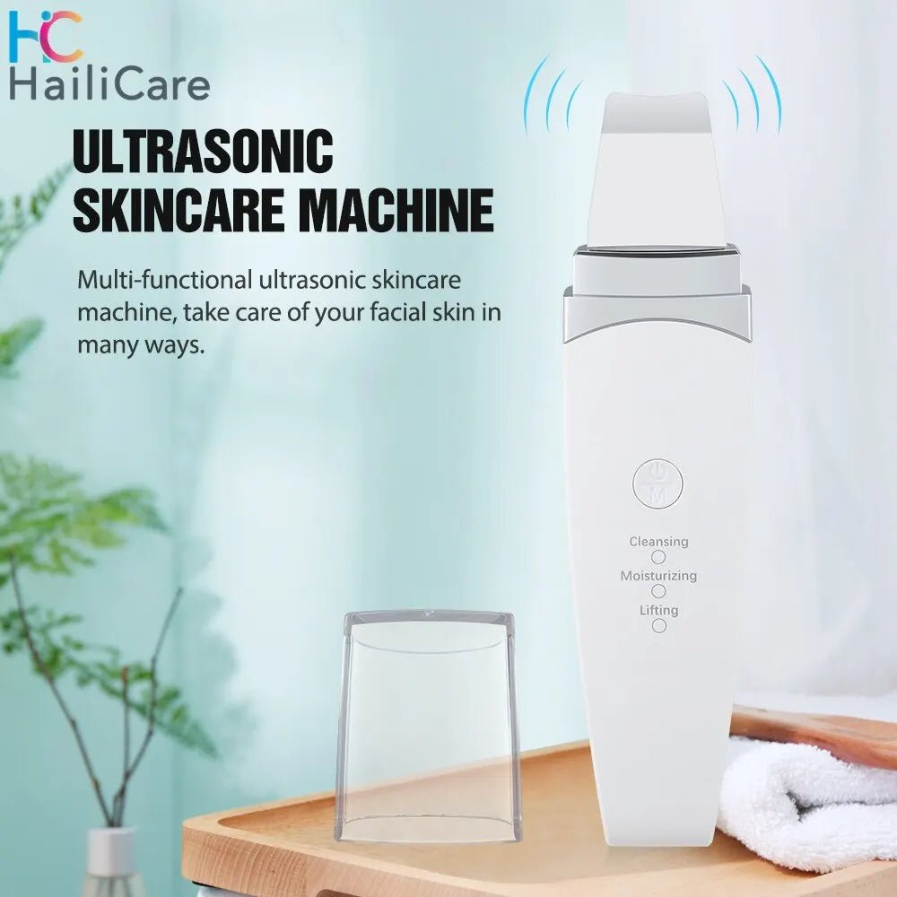Hailicare Skin Scrubber – Ultrasonic Peeling & Blackhead Cleaner - Supersell