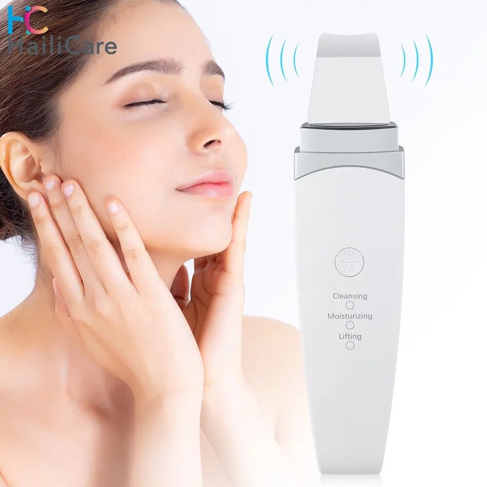 Hailicare Skin Scrubber – Ultrasonic Peeling & Blackhead Cleaner - Supersell