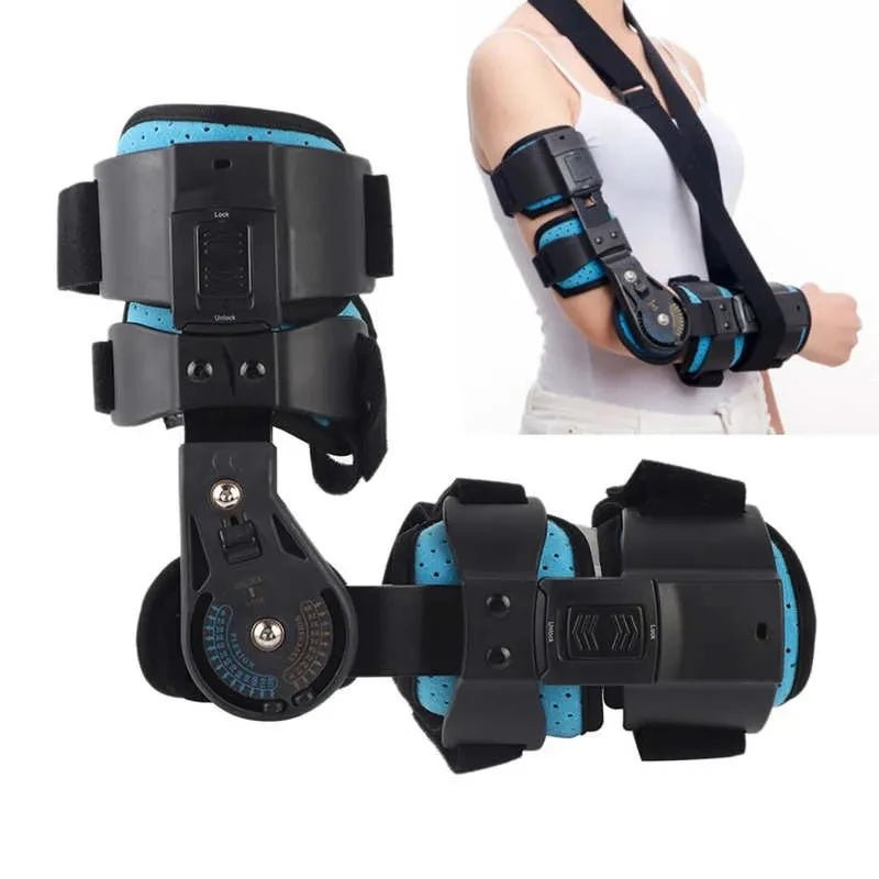 Hinged Elbow Brace with ROM Support for Injury Recovery - Supersell