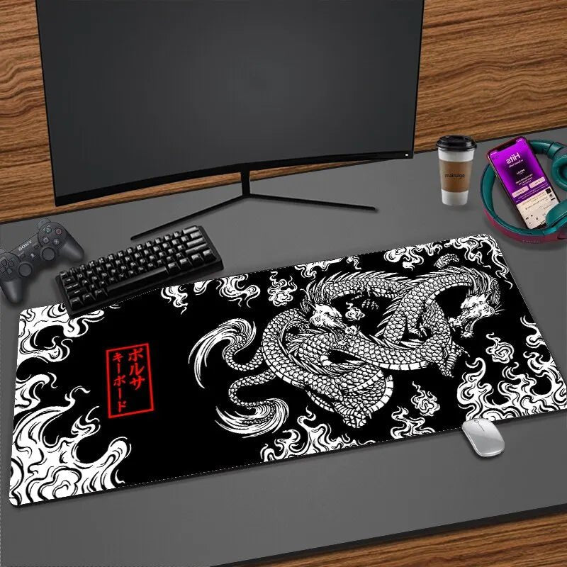 Japanese Dragon Large Gaming Mousepad - Supersell