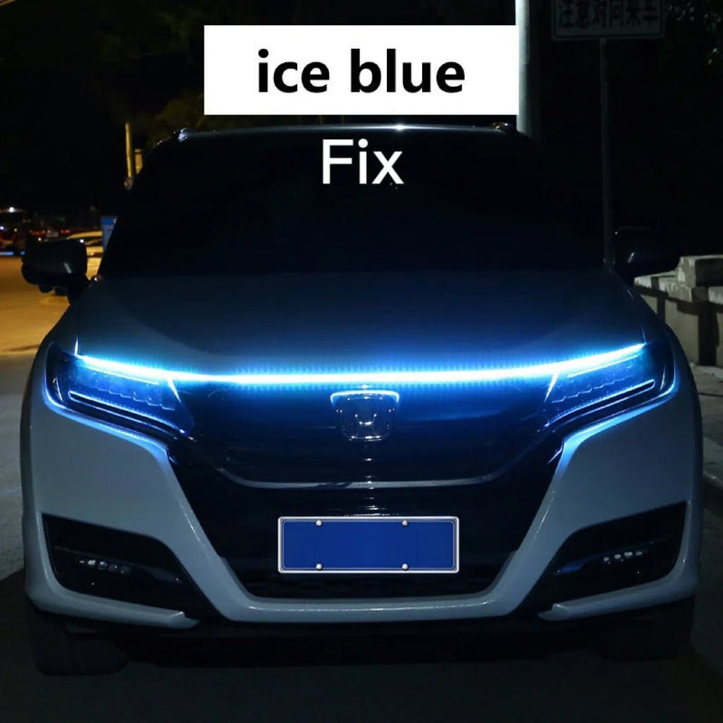 LED Daytime Running Light Scan Starting Car Hood Decorative Lights - Supersell