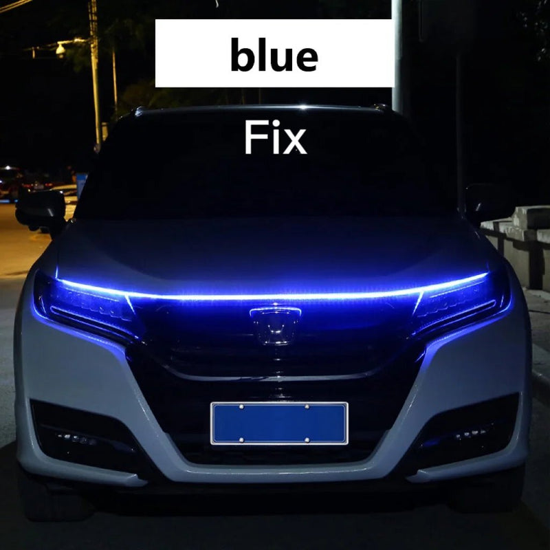 LED Daytime Running Light Scan Starting Car Hood Decorative Lights - Supersell