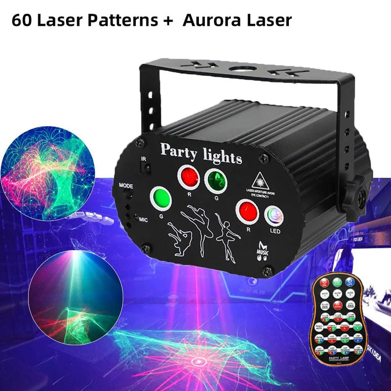 Mini DJ Disco Laser Light Projector USB Rechargeable - Supersell