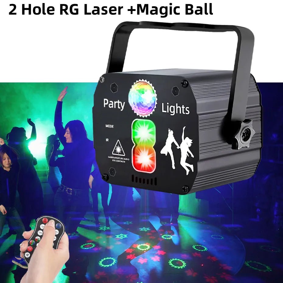 Mini DJ Disco Laser Light Projector USB Rechargeable - Supersell