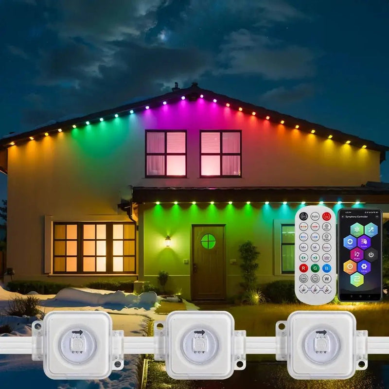 Permanent Outdoor LED Lights Waterproof Alternative for Eufy Lights - Supersell