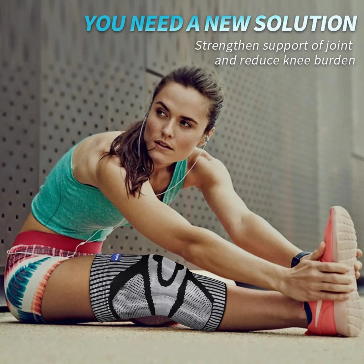 Premium Compression Knee Sleeve for Joint Relief & Recovery - Supersell