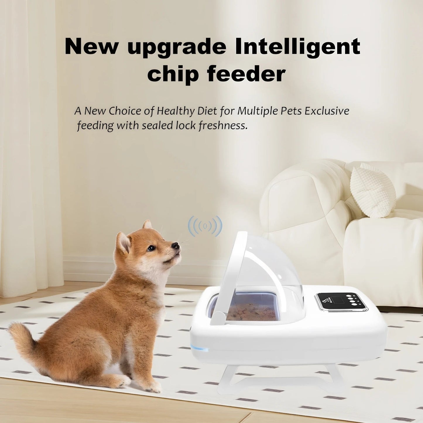 SmartChip Multi - Pet Feeder: Anti - Snatch Tech & Easy Clean - Supersell