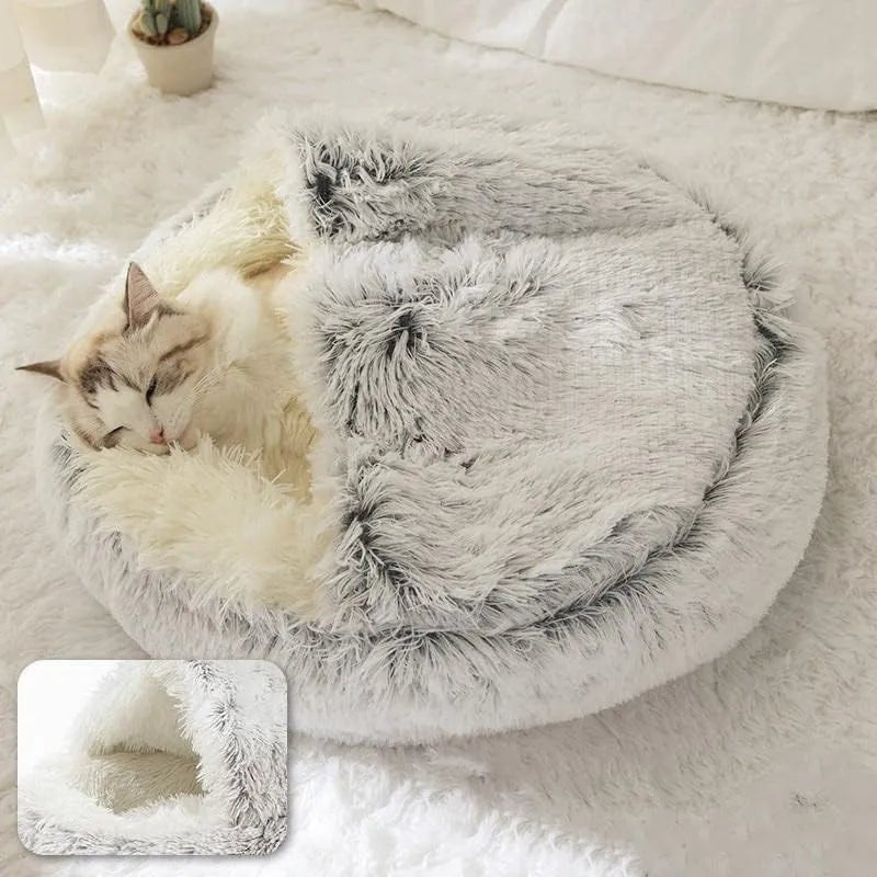Soft Plush Pet Bed Cover Warm Sleeping Nest - Supersell