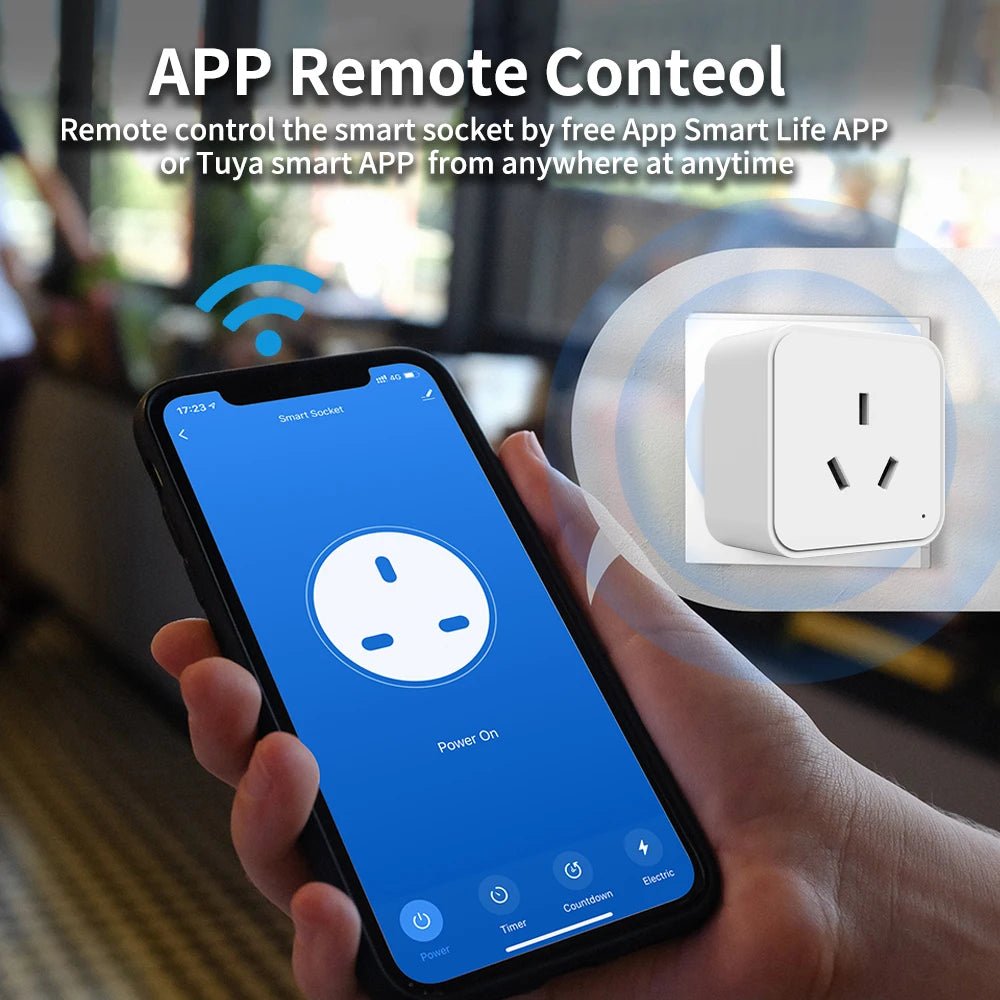 Tuya Smart Power Socket AU/NZ Adapter Wi - Fi Multi - Function Intelligent Outlet - Supersell