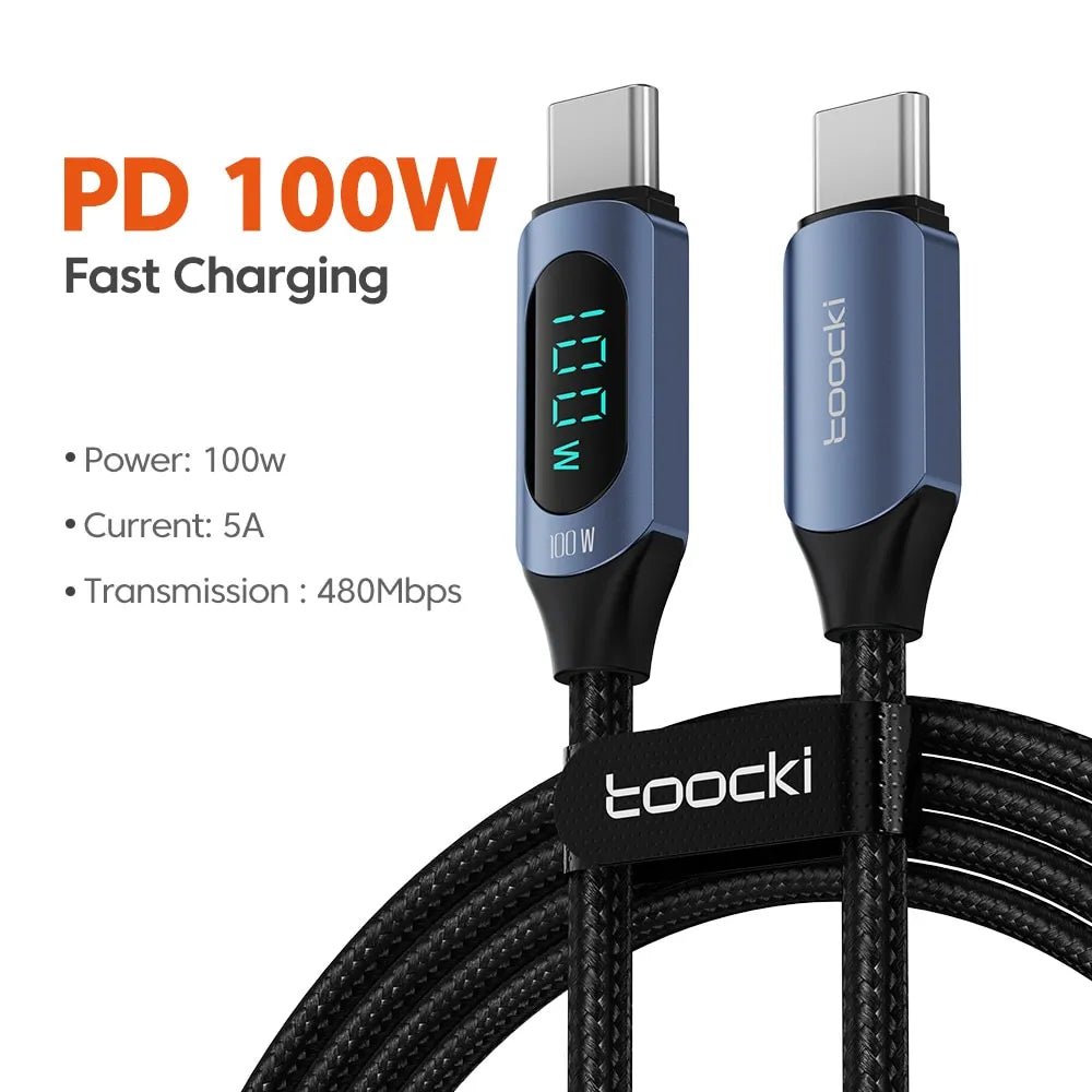 Type C to Type C Cable 100W Fast Charging - Supersell