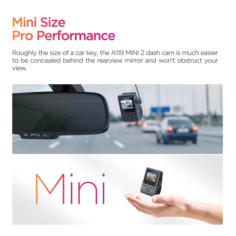 VIOFO A119 MINI 2 60FPS DashCam - Supersell
