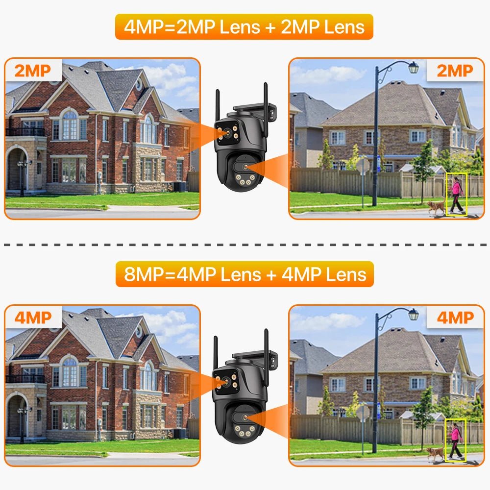 WIFI Security Camera Dual Lens 8MP - Supersell