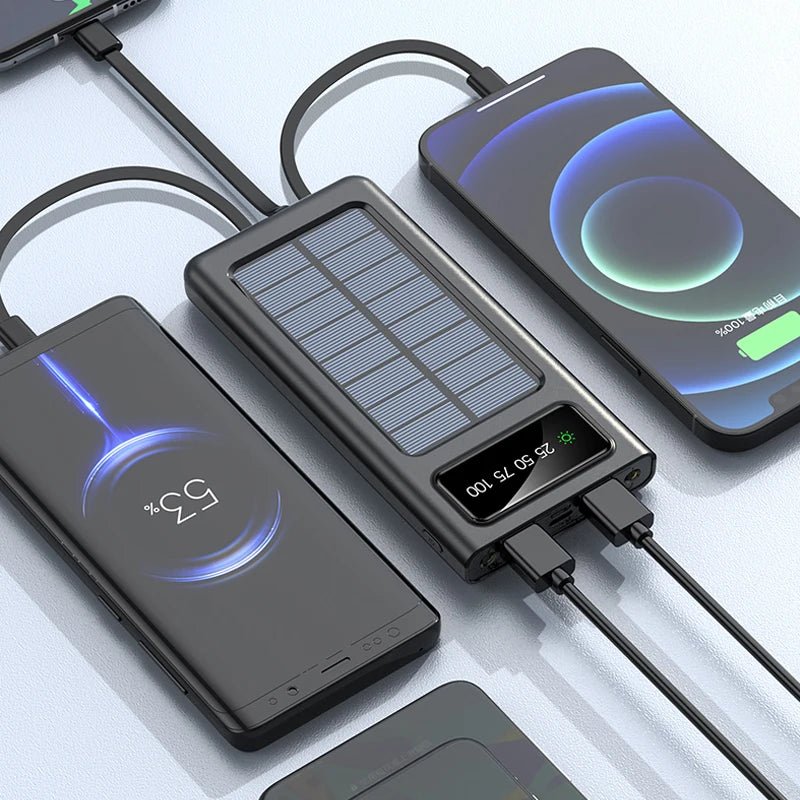 Xiaomi Solar Power Bank 20000mAh Solar Battery Large Capacity - Supersell